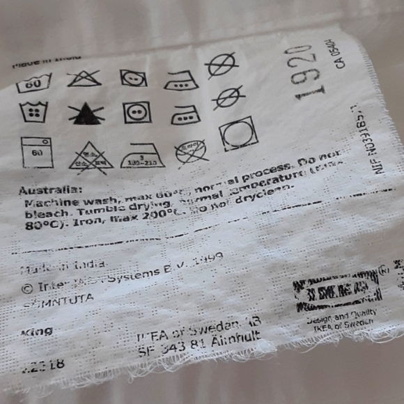 IKEA King Flat Sheet Cotton as shown - Picture 1 of 2